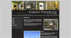 Desktop Screenshot of keppnerguesthouse.com