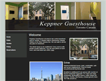 Tablet Screenshot of keppnerguesthouse.com